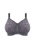 Celeste Non-Wired Bra in Gray Leopard