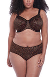 Kayla Banded Bra in Dark Leopard