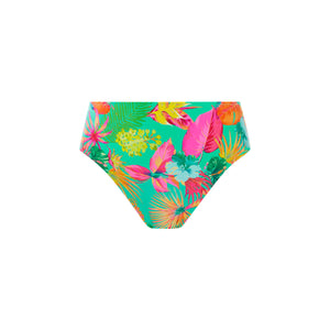 Isla Margarita High Waist Bikini Brief - Jade