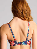 Ashley Bandeau Bikini Top in Liliflora Print