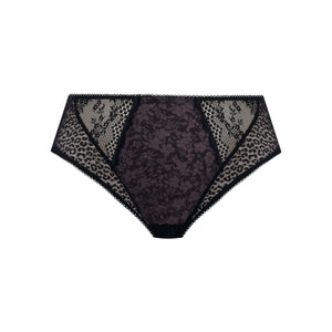 Lucie High Leg Brief - Black