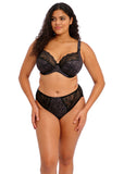 Lucie Underwire Plunge Bra - Black