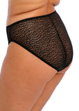 Lucie High Leg Brief - Black