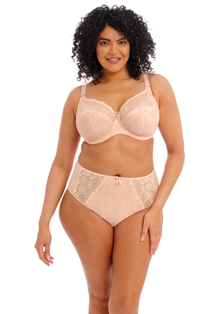 Elomi Morgan Stretch Lace Banded Underwire Bra (4110),32HH,Cameo Rose