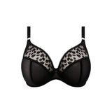 Namrah Underwire Bandless Plunge bra - Black