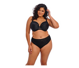 Nerina Underwire Plunge Bra in Black