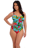 Pichola Underwire Twist Front Swimsuit with Adjustable Leg