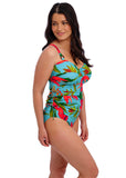 Pichola Underwire Twist Front Swimsuit with Adjustable Leg