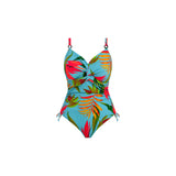 Pichola Underwire Twist Front Swimsuit with Adjustable Leg