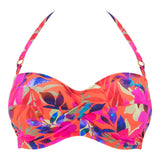 PLAYA DEL CARMEN UW TWIST BANDEAU BIKINI TOP 30 D