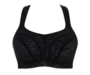 Power Wired Sports Bra - Black/Chalk