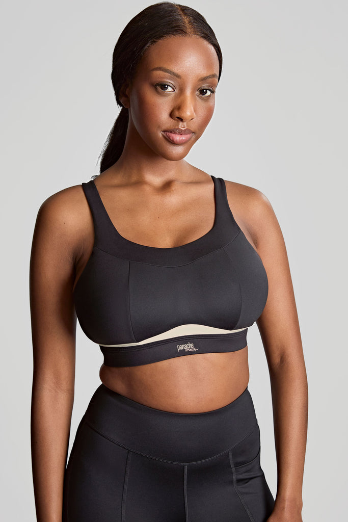 Freedom Non-Wired Sports Bra - Black/Chalk