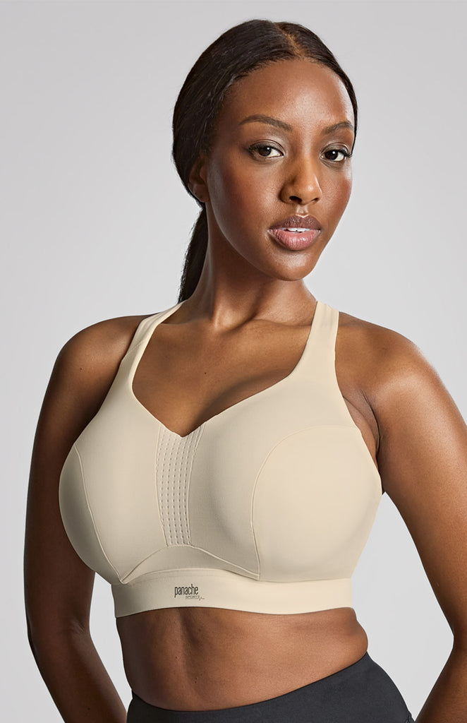 Endurance Non-Padded Underwire Sports Bra - Chalk