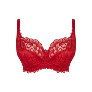 Allure Underwire Full Cup Bra in True Red