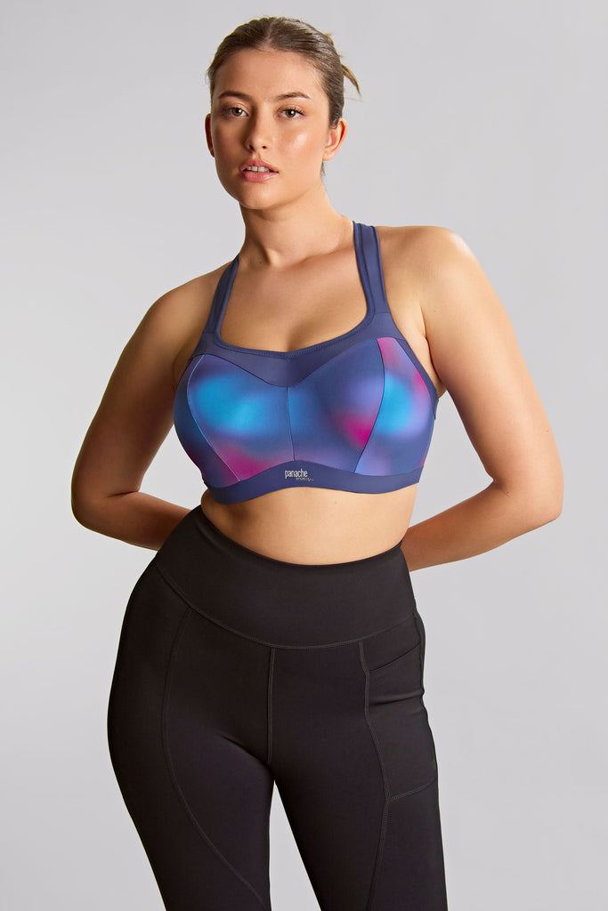 Power Underwire Sports Bra in Ombre Pink