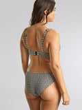 Classic Bikini Bottoms in Black Gingham