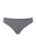 Classic Bikini Bottoms in Black Gingham