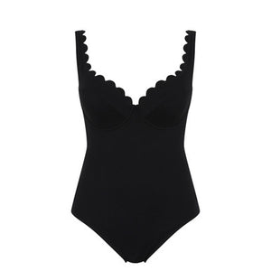 Spirit Rita Plunge Swimsuit in Black