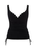 Spirit Selena Plunge Tankini Top in Black