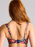 Bette Balcony Bikini Top in Liliflora Print