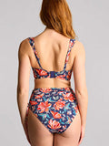 Bette Balcony Bikini Top in Liliflora Print