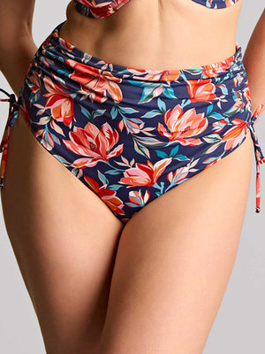 Midi Adjustable Bikini Bottoms in Liliflora Print