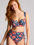 Midi Adjustable Bikini Bottoms in Liliflora Print