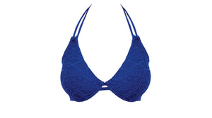 Sundance Underwire Halter Bikini Top - Cobalt