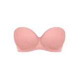 Tailored Underwire Moulded Strapless Bra in Ash Rose