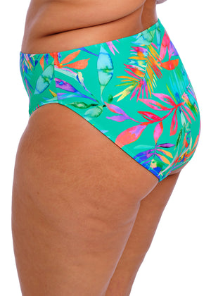 Toyama Tides Mid Rise Bikini Brief - Jade