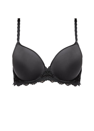 Lace Perfection Contour Bra in Charcoal