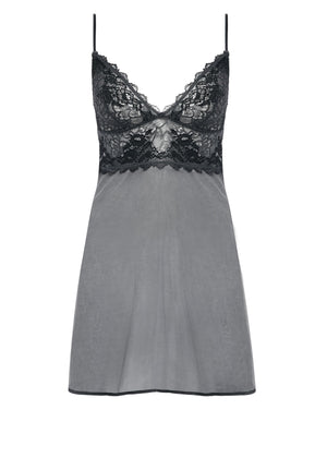 Lace Perfection Chemise in Charcoal