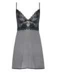 Lace Perfection Chemise in Charcoal