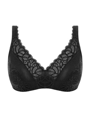 Raffine Minimiser Bra in Black