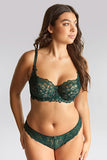 Allure Underwire Full Cup Bra - Forest Green