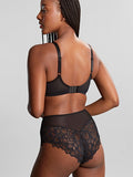 Allure Demi Balcony Bra in Black/Latte