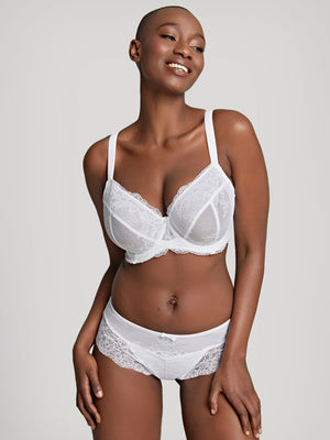 Ana Plunge Bra in White