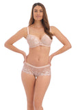 Aubree Padded Half Cup Bra - Natural Beige