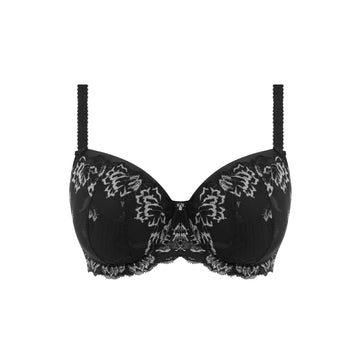 Aubree Padded Half Cup Bra - Night Sky