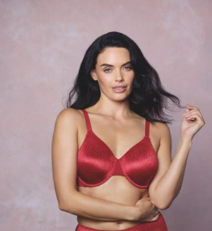 Back Appeal Underwire Bra in Regina Red