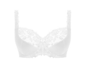 Belle Balcony Bra in White