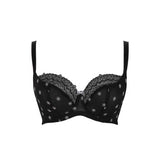 Blossom Balcony Bra in Black