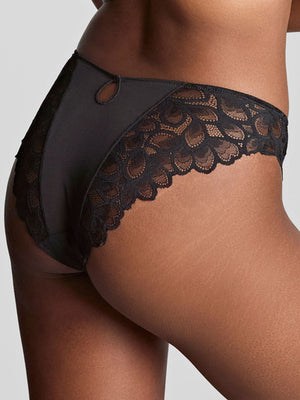 Allure Brazillian Brief - Black/Latte