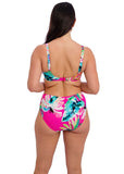 Carabelita Underwire Gathered Full Cup Bikini Top - Peony