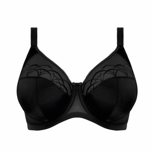 Cate Underwire Full Cup Banded Bra – Black