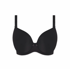 Deco Moulded Plunge Bra in Black
