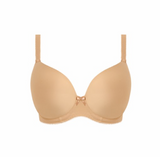 Deco Moulded Plunge Bra in Nude