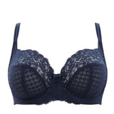 Envy Underwire Full Cup Bra in Navy