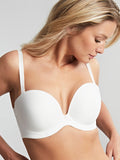 Faith Moulded Strapless Bra - White