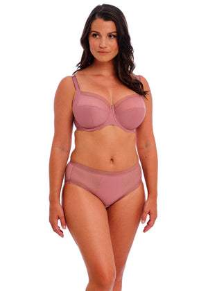 Fusion Underwire Full Cup Side Support Bra - Rose